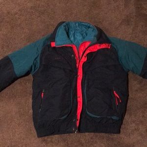 Double Layer Retro Columbia Men’s Snow Jacket